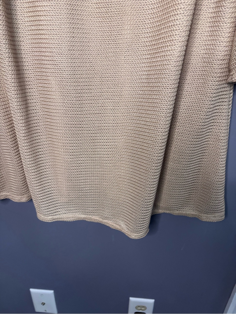 Jordan Taylor Gold Textured V Neck Long Sleeve Swim Coverup XL - Picture 2 of 6